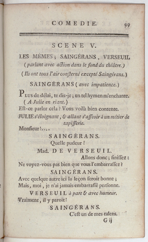 Célibataire (Le), comédie en cinq actes et en vers, représentée pour la première fois par les Comédiens françois, le 20 septembre 1775 Célibataire (Le), comédie en cinq actes et en vers, représentée pour la première fois par les Comédiens françois, le 20 septembre 1775