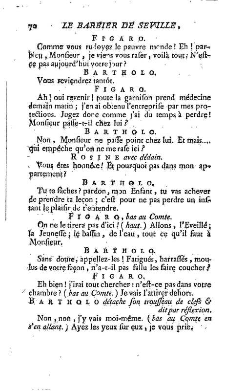 Barbier de Séville, ou la Précaution inutile (Le ), comédie en quatre actes, par M. de Beaumarchais, représentée sur le théâtre de la Comédie Française le 23 février 1775 (avec une Lettre modérée sur la chute et la critique du Barbier de Séville) Barbier de Séville, ou la Précaution inutile (Le ), comédie en quatre actes, par M. de Beaumarchais, représentée sur le théâtre de la Comédie Française le 23 février 1775 (avec une Lettre modérée sur la chute et la critique du Barbier de Séville)