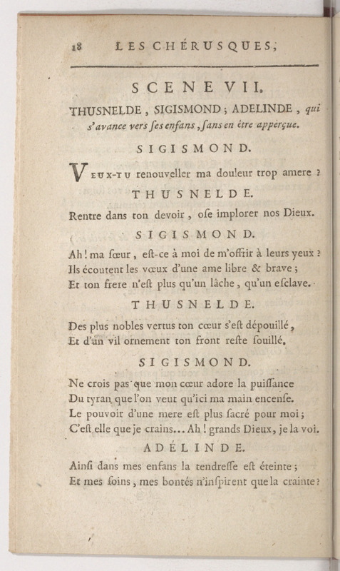 Chérusques (Les), tragédie Chérusques (Les), tragédie
