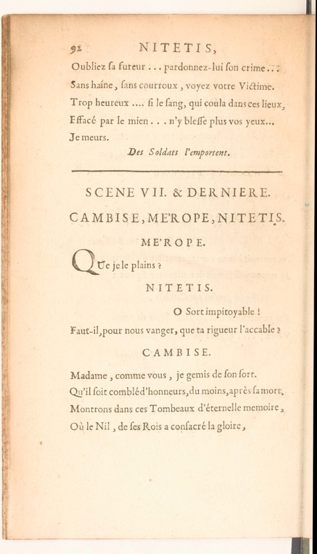 Nitetis tragédie Nitetis tragédie