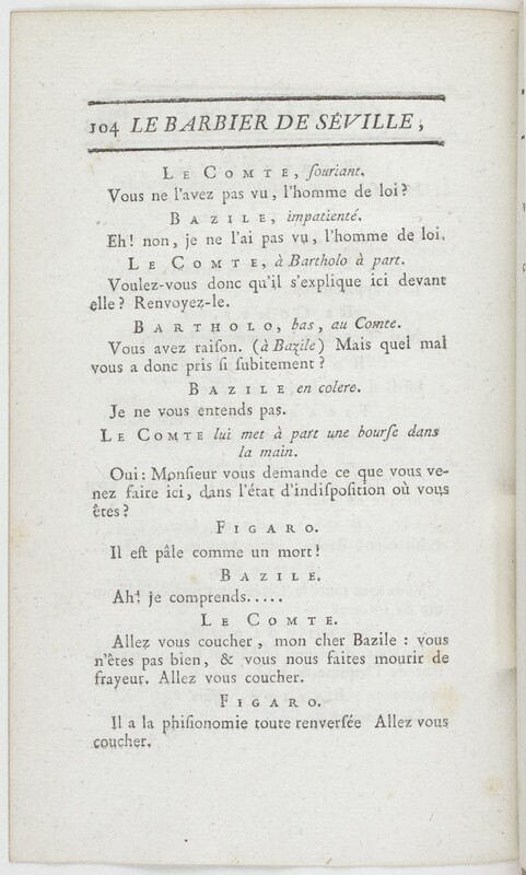 Barbier de Séville, ou La précaution inutile (Le), comédie en quatre actes