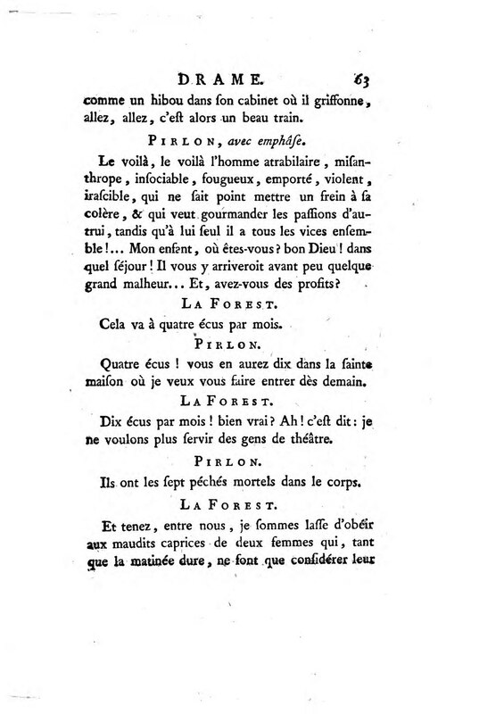 Molière, drame en cinq actes en prose; imité de Goldoni Molière, drame en cinq actes en prose; imité de Goldoni