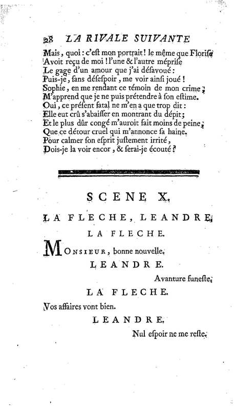 Rivale suivante (La), comédie en un acte en vers, précédée d'un prologue, par M. Rousseau Rivale suivante (La), comédie en un acte en vers, précédée d'un prologue, par M. Rousseau