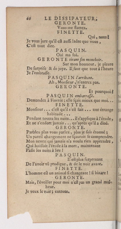 Dissipateur, ou l'Honneste Friponne (Le), comédie