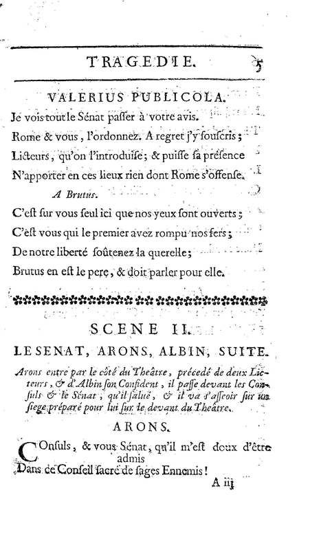 Brutus de M. de Voltaire (Le), avec un Discours sur la tragédie Brutus de M. de Voltaire (Le), avec un Discours sur la tragédie