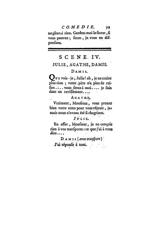 Julie, ou le Bon Père, comédie en trois actes et en prose / par M. D* N**, … Julie, ou le Bon Père, comédie en trois actes et en prose / par M. D* N**, …