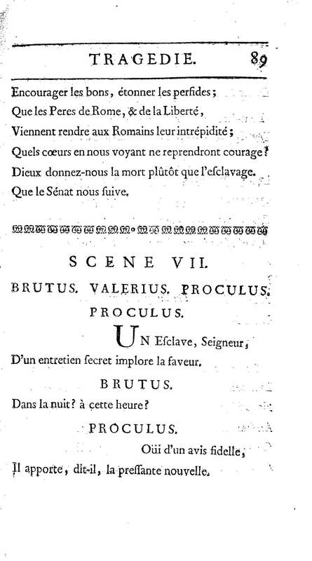 Brutus de M. de Voltaire (Le), avec un Discours sur la tragédie Brutus de M. de Voltaire (Le), avec un Discours sur la tragédie