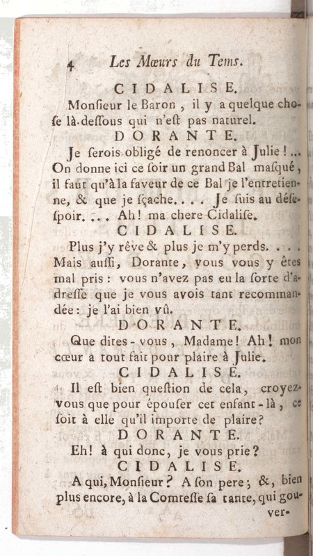 Mœurs du tems (Les), comédie en un acte Mœurs du tems (Les), comédie en un acte