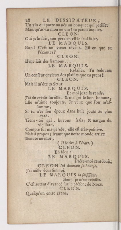 Dissipateur, ou l'Honneste Friponne (Le), comédie