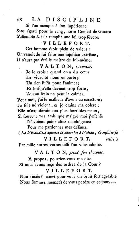 Discipline militaire du Nord (La), drame en quatre actes, en vers libres Discipline militaire du Nord (La), drame en quatre actes, en vers libres