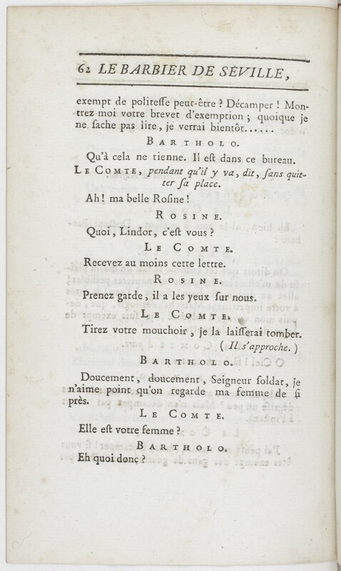 Barbier de Séville, ou La précaution inutile (Le), comédie en quatre actes