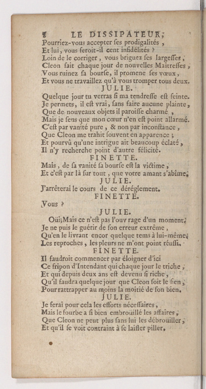 Dissipateur, ou l'Honneste Friponne (Le), comédie Dissipateur, ou l'Honneste Friponne (Le), comédie