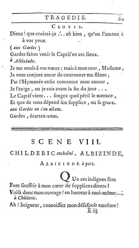 Childéric, tragédie… Childéric, tragédie…