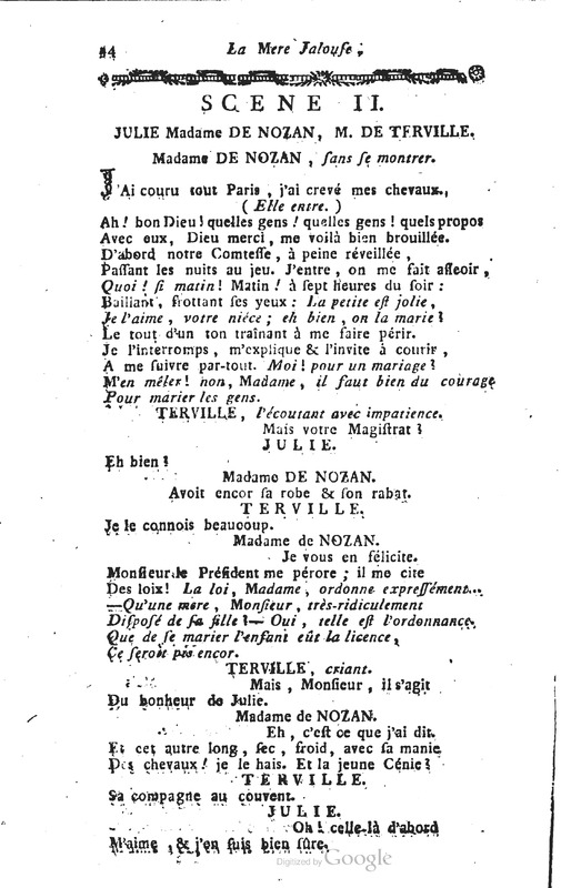 Mère jalouse (La), comédie en trois actes et en vers Mère jalouse (La), comédie en trois actes et en vers