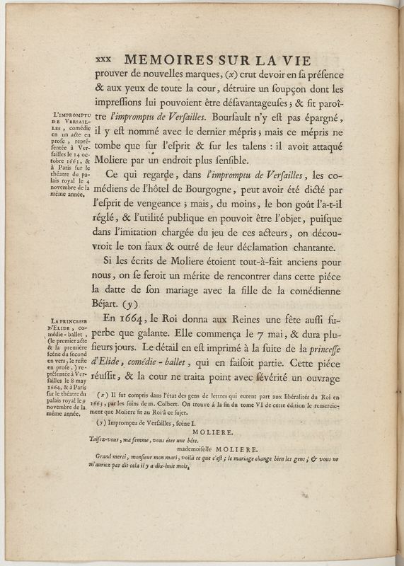 Mémoires sur la vie et les œuvres de Molière (Les) Mémoires sur la vie et les œuvres de Molière (Les)