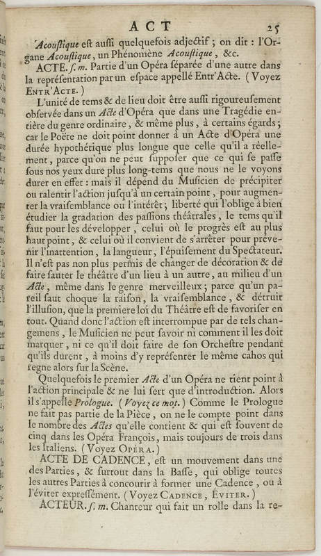 Dictionnaire de musique par Jean-Jacques Rousseau