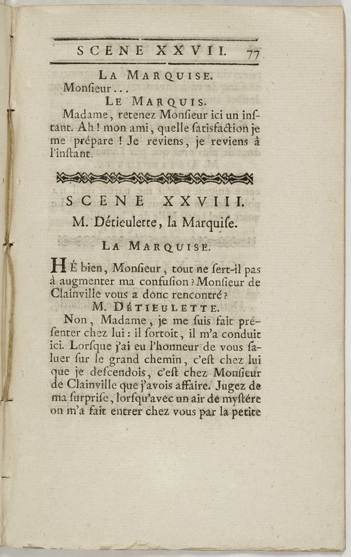 Gageure imprévue (La), comédie en prose et en un acte… par M. Sedaine. [Paris, les Comédiens français, 27 mai 1768]