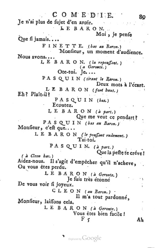 Dissipateur ou l’honnête-friponne (Le), comédie Dissipateur ou l’honnête-friponne (Le), comédie