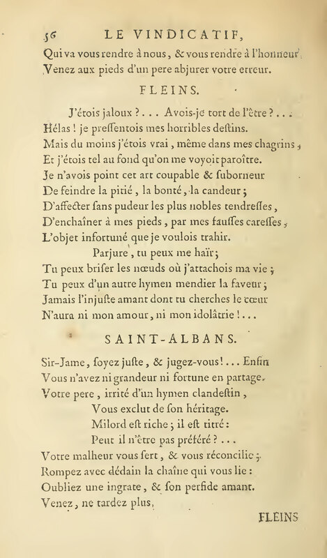 Vindicatif (Le), drame en cinq actes, et en vers libres Vindicatif (Le), drame en cinq actes, et en vers libres