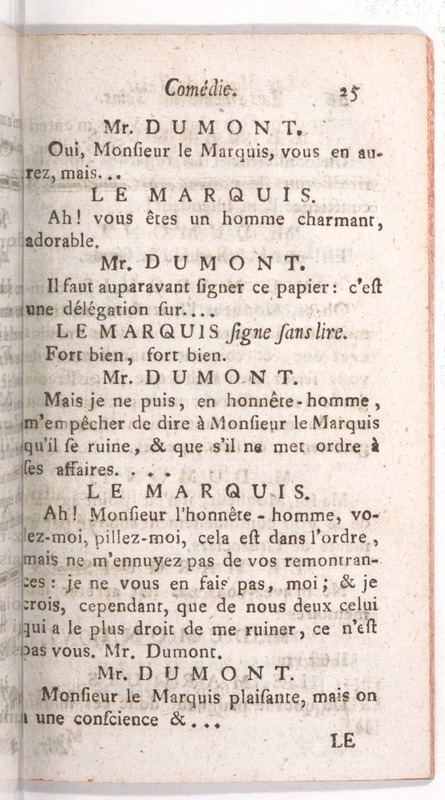 Mœurs du tems (Les), comédie en un acte Mœurs du tems (Les), comédie en un acte