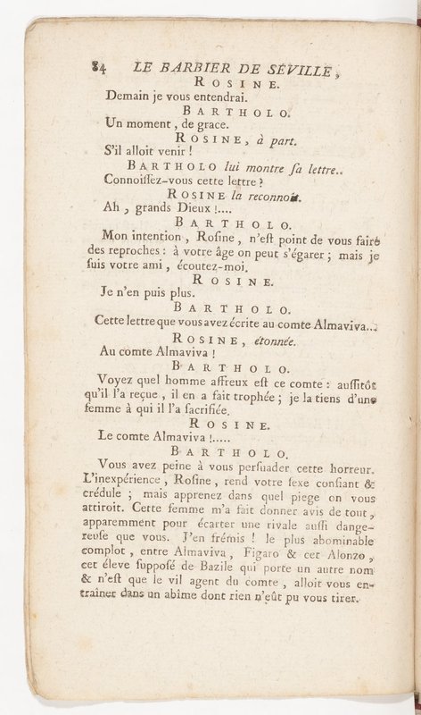 Barbier de Séville, ou la Précaution inutile (Le), comédie en quatre actes, par M. de Beaumarchais, représentée sur le théâtre de la Comédie Française le 23 février 1775 (avec une Lettre modérée sur la chute et la critique du Barbier de Séville) Barbier de Séville, ou la Précaution inutile (Le), comédie en quatre actes, par M. de Beaumarchais, représentée sur le théâtre de la Comédie Française le 23 février 1775 (avec une Lettre modérée sur la chute et la critique du Barbier de Séville)