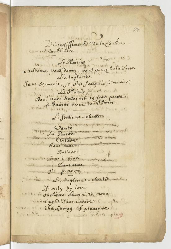 Plaisir (Le), comédie en un acte et en vers libres Plaisir (Le), comédie en un acte et en vers libres