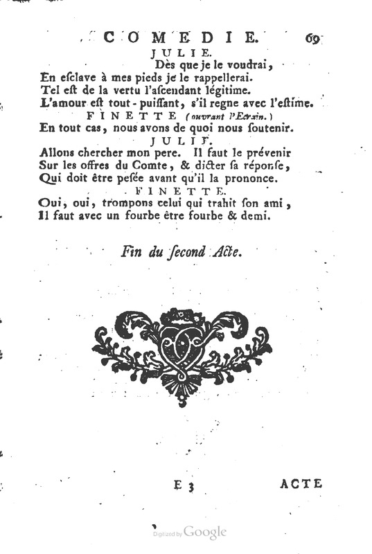 Dissipateur ou l’honnête-friponne (Le), comédie