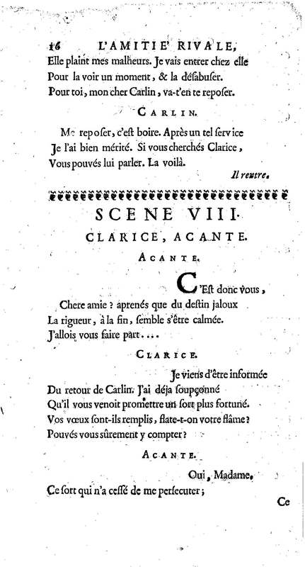 Amitié rivale (L'), comédie en vers et en cinq actes, par M. Fagan…