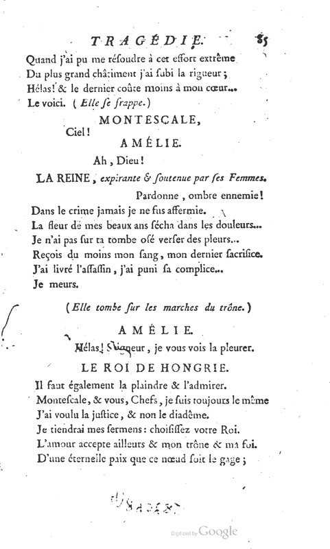 Jeanne de Naples, Tragédie en cinq actes et en vers