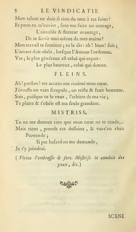 Vindicatif (Le), drame en cinq actes, et en vers libres Vindicatif (Le), drame en cinq actes, et en vers libres