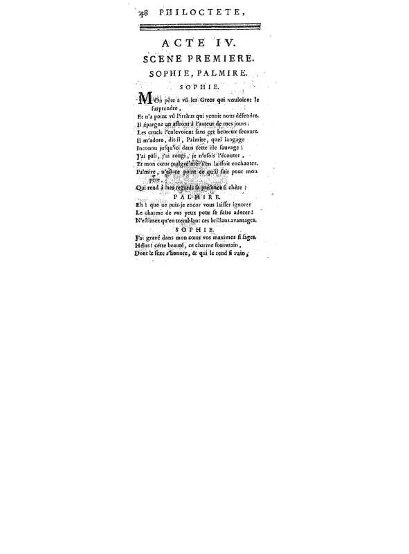 Philoctete, tragedie, par M. de Chateaubrun, de l'Académie françoise Philoctete, tragedie, par M. de Chateaubrun, de l'Académie françoise