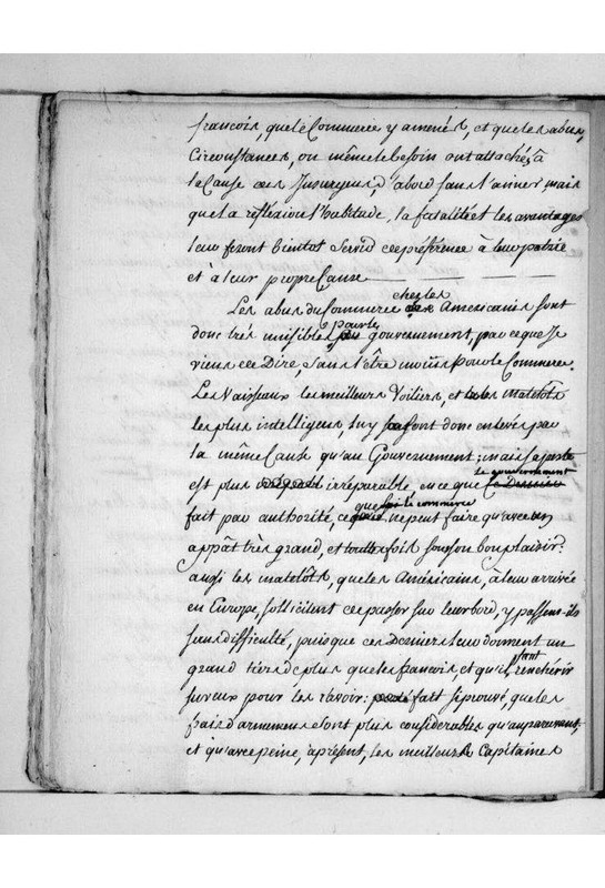 Voyage au continent américain par un Français en 1777, et Réflexions philosophiques sur ces nouveaux républicains