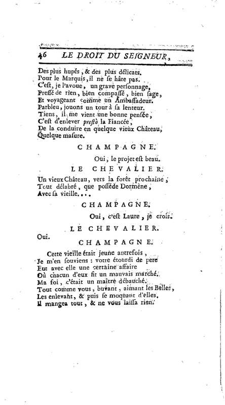 Droit du Seigneur (Le),comédie en vers par M. de Voltaire. Représentée pour la première fois, sous le titre de L'Écueil du sage, par les Comédiens françois ordinaires du Roi, le 18 janvier 1762, Droit du Seigneur (Le),comédie en vers par M. de Voltaire. Représentée pour la première fois, sous le titre de L'Écueil du sage, par les Comédiens françois ordinaires du Roi, le 18 janvier 1762,