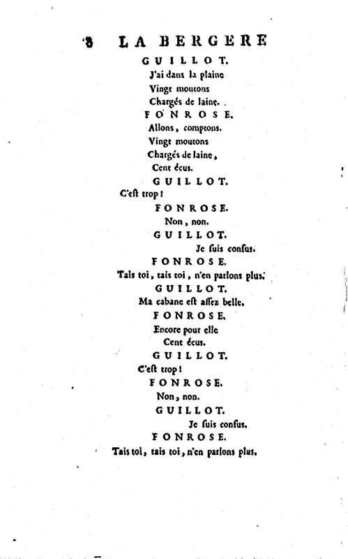 Bergère des Alpes (La), pastorale en trois actes et en vers, mêlée de chants, par M. Marmontel de l'Académie françoise Bergère des Alpes (La), pastorale en trois actes et en vers, mêlée de chants, par M. Marmontel de l'Académie françoise