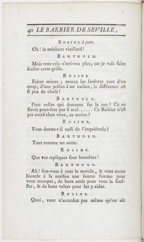 Barbier de Séville, ou La précaution inutile (Le), comédie en quatre actes