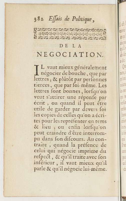 Essais du chevalier Bacon, chancelier d'Angleterre, sur divers sujets de politique, et de morale