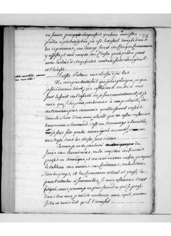 Voyage au continent américain par un Français en 1777, et Réflexions philosophiques sur ces nouveaux républicains