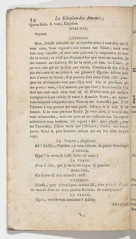 Réunion des Amours (La), comédie héroïque
