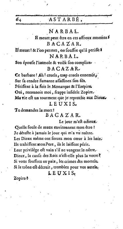Astarbé, tragédie, par M. Colardeau. Représentée pour la première fois par les Comédiens françois ordinaires du Roi, le 27 février 1758 Astarbé, tragédie, par M. Colardeau. Représentée pour la première fois par les Comédiens françois ordinaires du Roi, le 27 février 1758