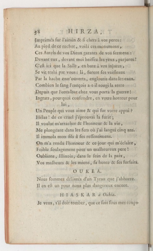 Hirza, tragédie, par M. de Sauvigny… (Comédiens ordinaires du Roi, 27 mai 1767) Hirza, tragédie, par M. de Sauvigny… (Comédiens ordinaires du Roi, 27 mai 1767)