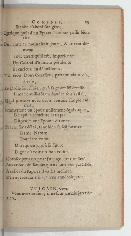 Momus fabuliste, ou les Noces de Vulcain, comédie Momus fabuliste, ou les Noces de Vulcain, comédie
