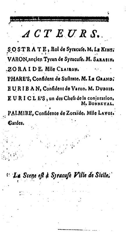 Varon, tragédie. Par M. le vicomte de Graves, capitaine au régiment de C… Varon, tragédie. Par M. le vicomte de Graves, capitaine au régiment de C…