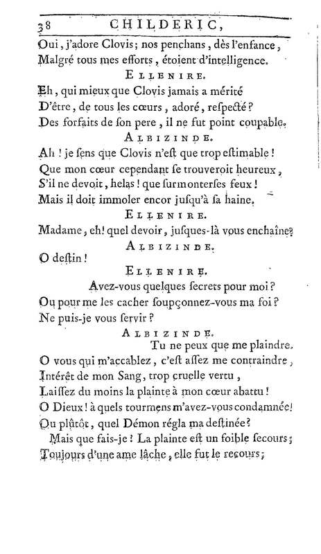 Childéric, tragédie… Childéric, tragédie…