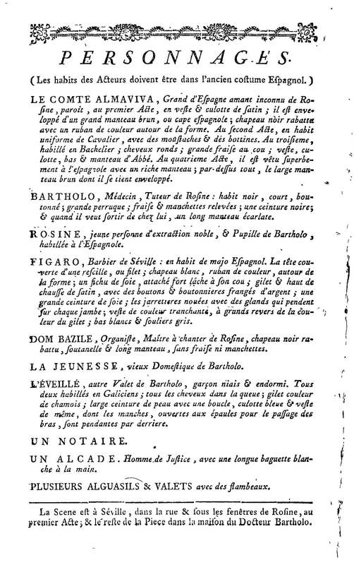 Barbier de Séville, ou la Précaution inutile (Le), comédie en quatre actes, par M. de Beaumarchais, représentée sur le théâtre de la Comédie Française le 23 février 1775 (avec une Lettre modérée sur la chute et la critique du Barbier de Séville) Barbier de Séville, ou la Précaution inutile (Le), comédie en quatre actes, par M. de Beaumarchais, représentée sur le théâtre de la Comédie Française le 23 février 1775 (avec une Lettre modérée sur la chute et la critique du Barbier de Séville)