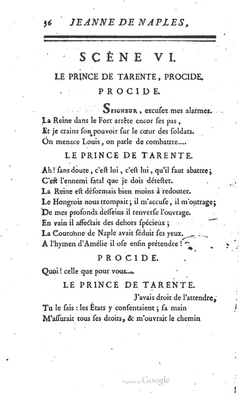 Jeanne de Naples, Tragédie en cinq actes et en vers Jeanne de Naples, Tragédie en cinq actes et en vers