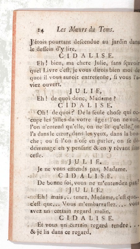 Mœurs du tems (Les), comédie en un acte