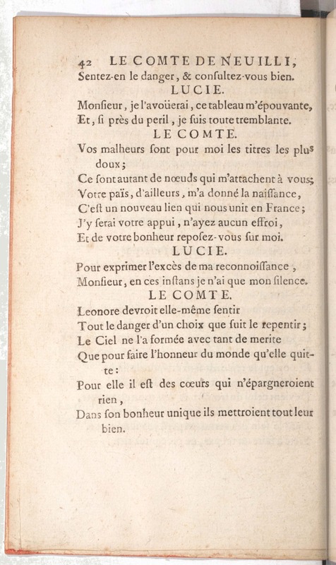 Comte de Neuilli, ou le Duc de Surrey (Le), comédie héroïque de M. de Boissy…