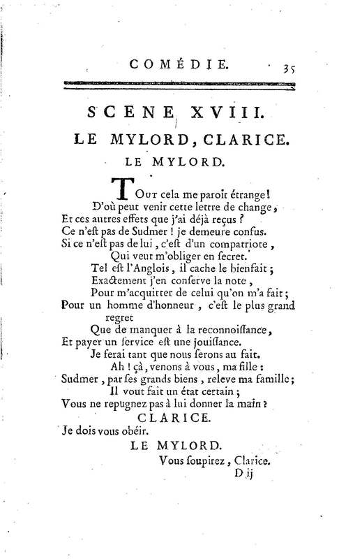 Anglais à Bordeaux (L'), comédie en un acte et en vers libres, par M. Favart… [Par les Comédiens françois ordinaires du Roi, 14 mars 1763]