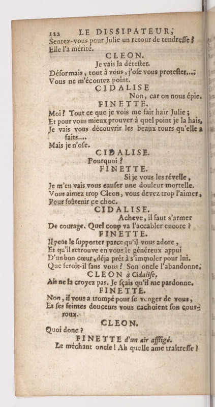 Dissipateur, ou l'Honneste Friponne (Le), comédie Dissipateur, ou l'Honneste Friponne (Le), comédie
