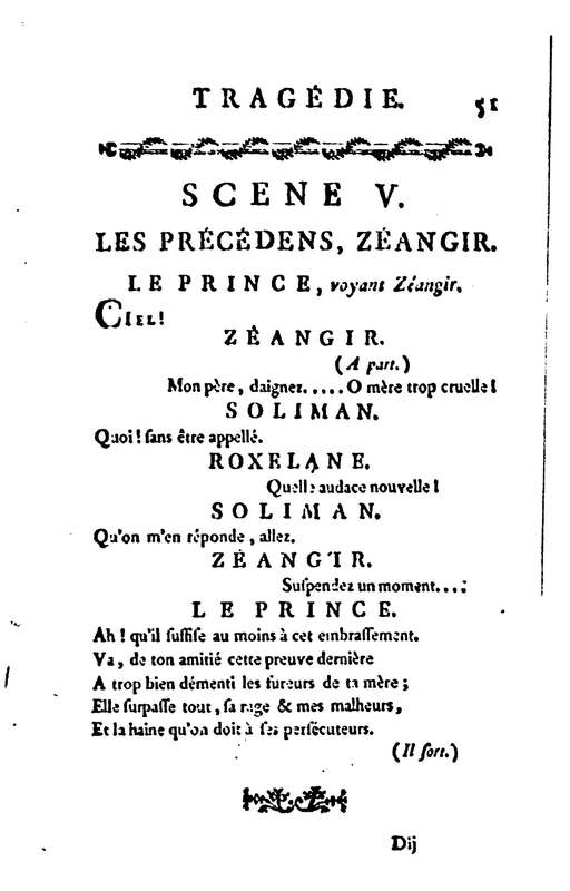 Mustapha et Zéangir, tragédie en cinq actes et en vers, représentée sur le théâtre de Fontainebleau, devant Leurs Majestés, le 1er novembre 1776 Mustapha et Zéangir, tragédie en cinq actes et en vers, représentée sur le théâtre de Fontainebleau, devant Leurs Majestés, le 1er novembre 1776